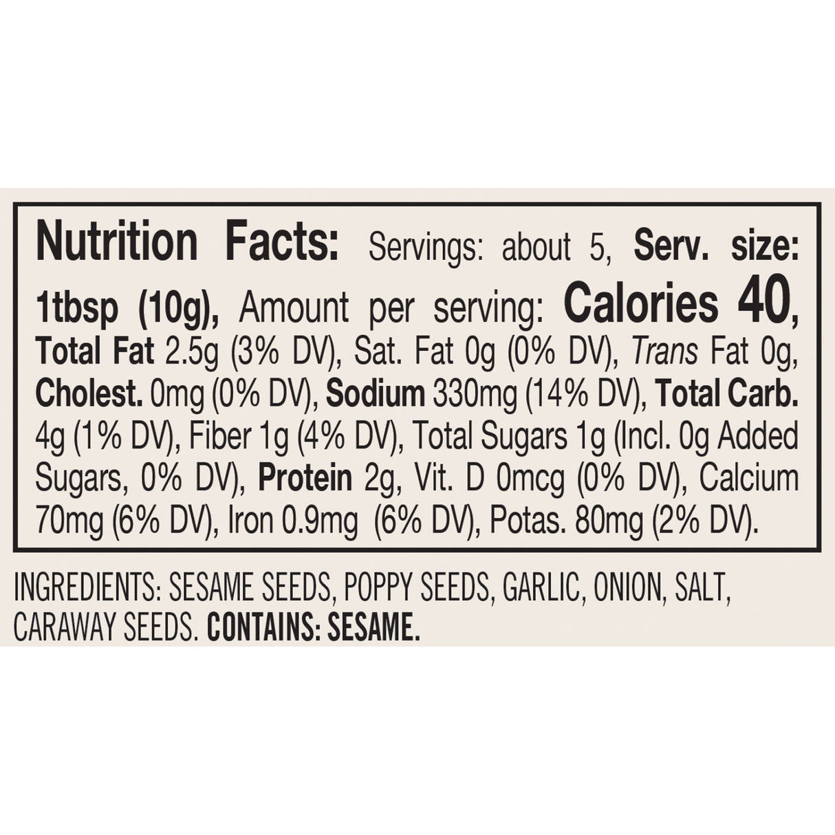 Everything Bagel Seasoning | Finch & Fennel