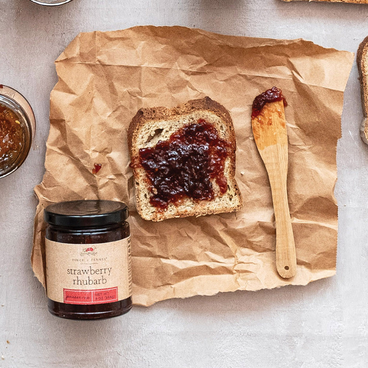 Strawberry Rhubarb Preserves | Finch & Fennel