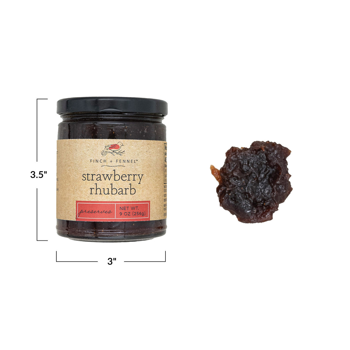 Strawberry Rhubarb Preserves | Finch & Fennel