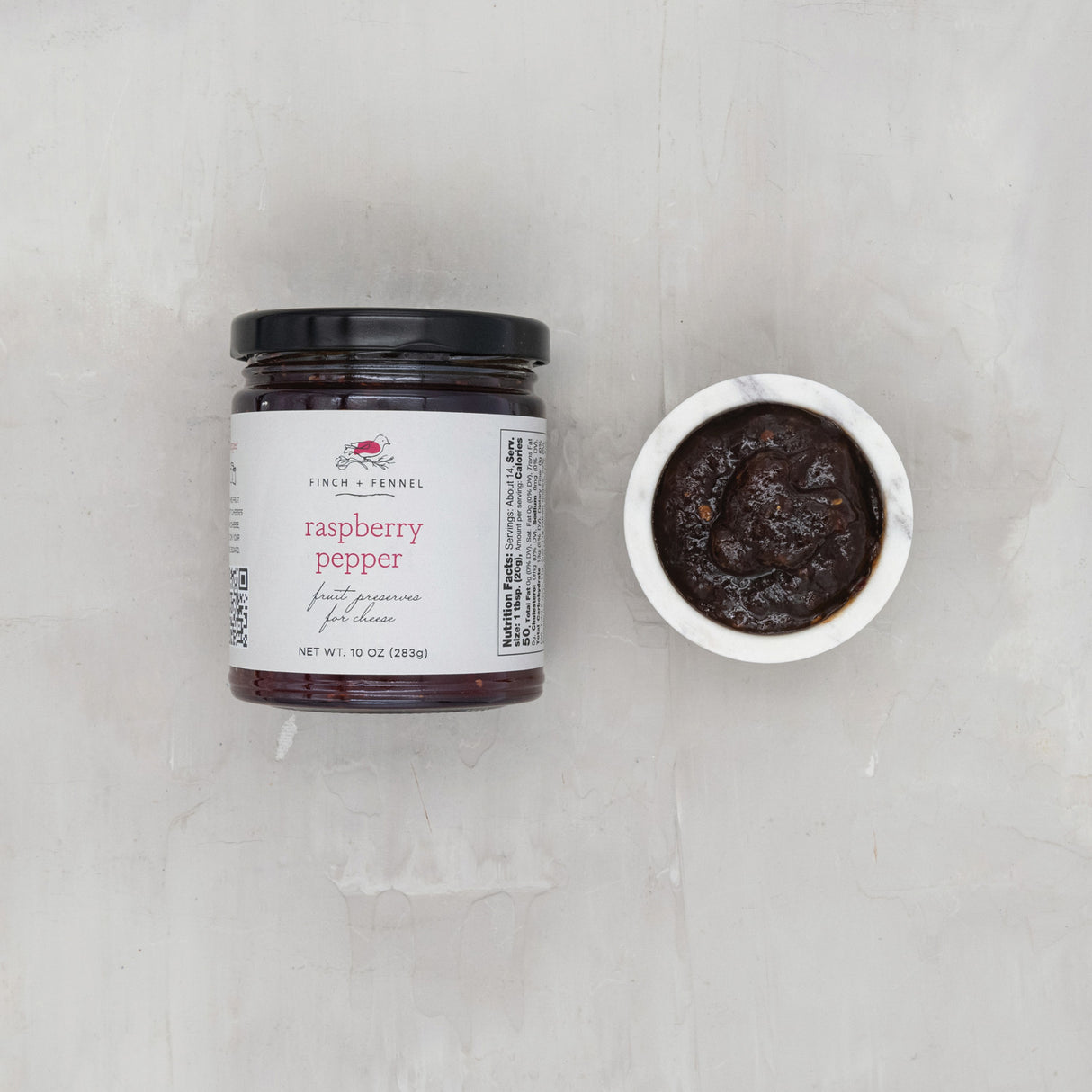 Raspberry Pepper Fruit Preserves | Finch & Fennel