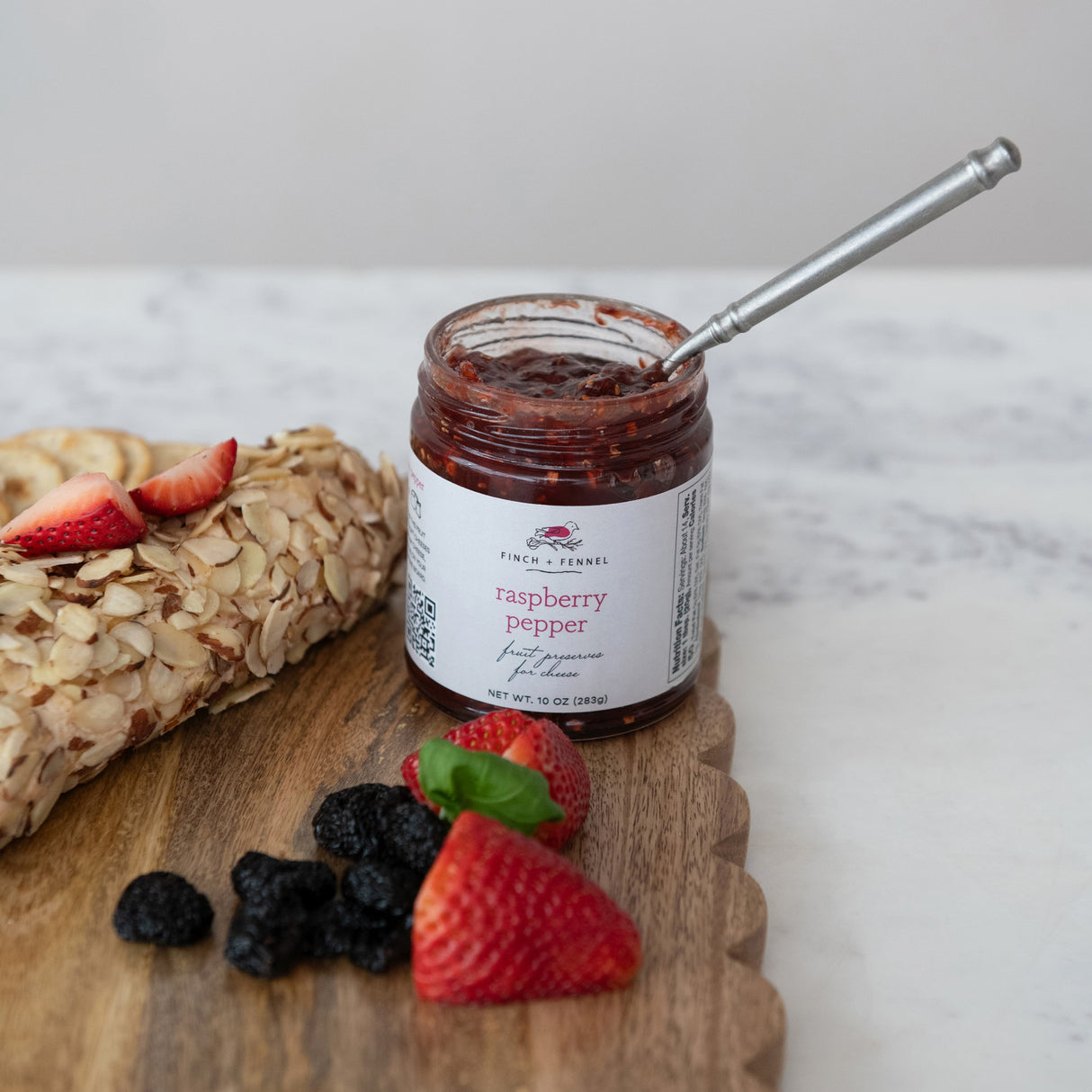 Raspberry Pepper Fruit Preserves | Finch & Fennel