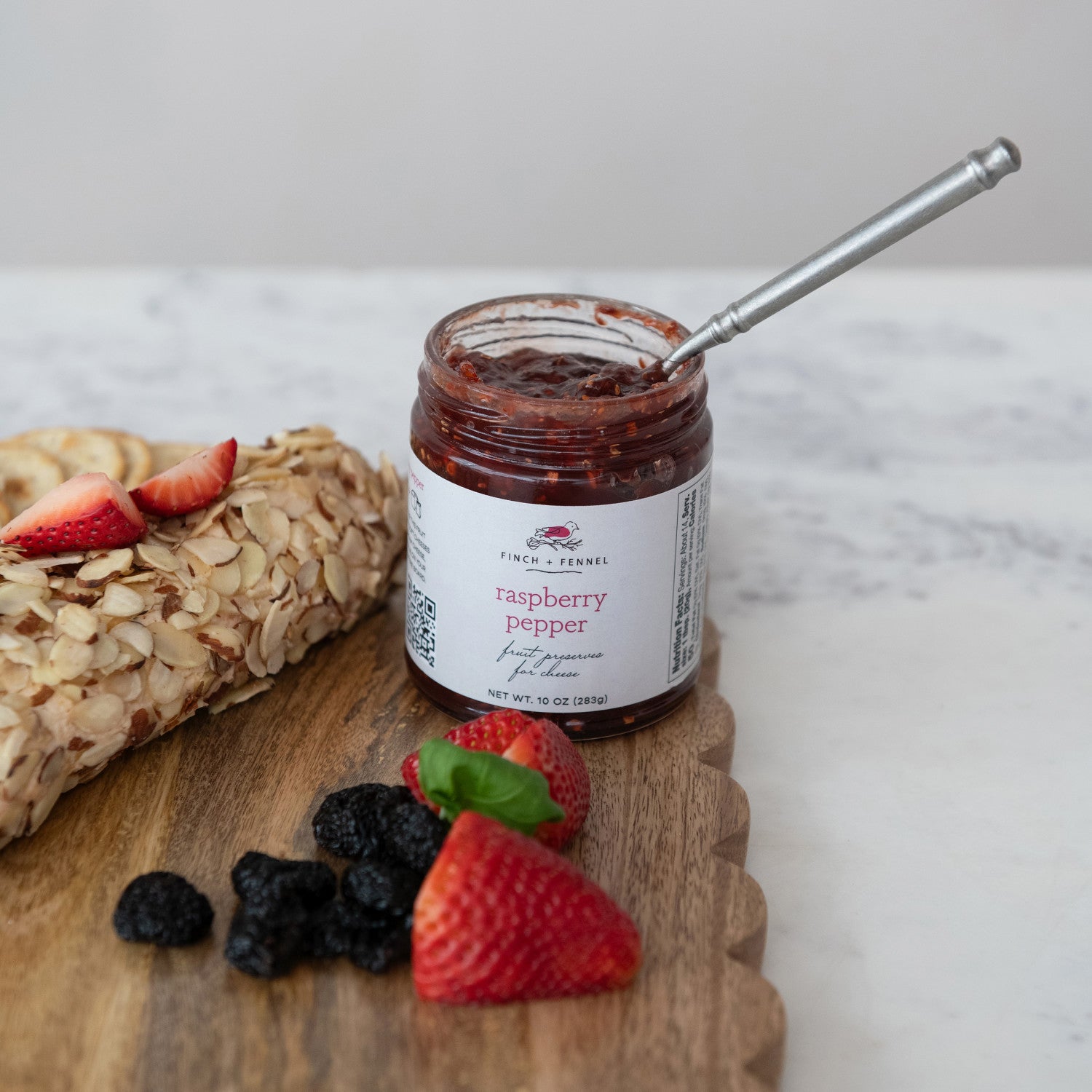 Raspberry Pepper Fruit Preserves | Finch & Fennel