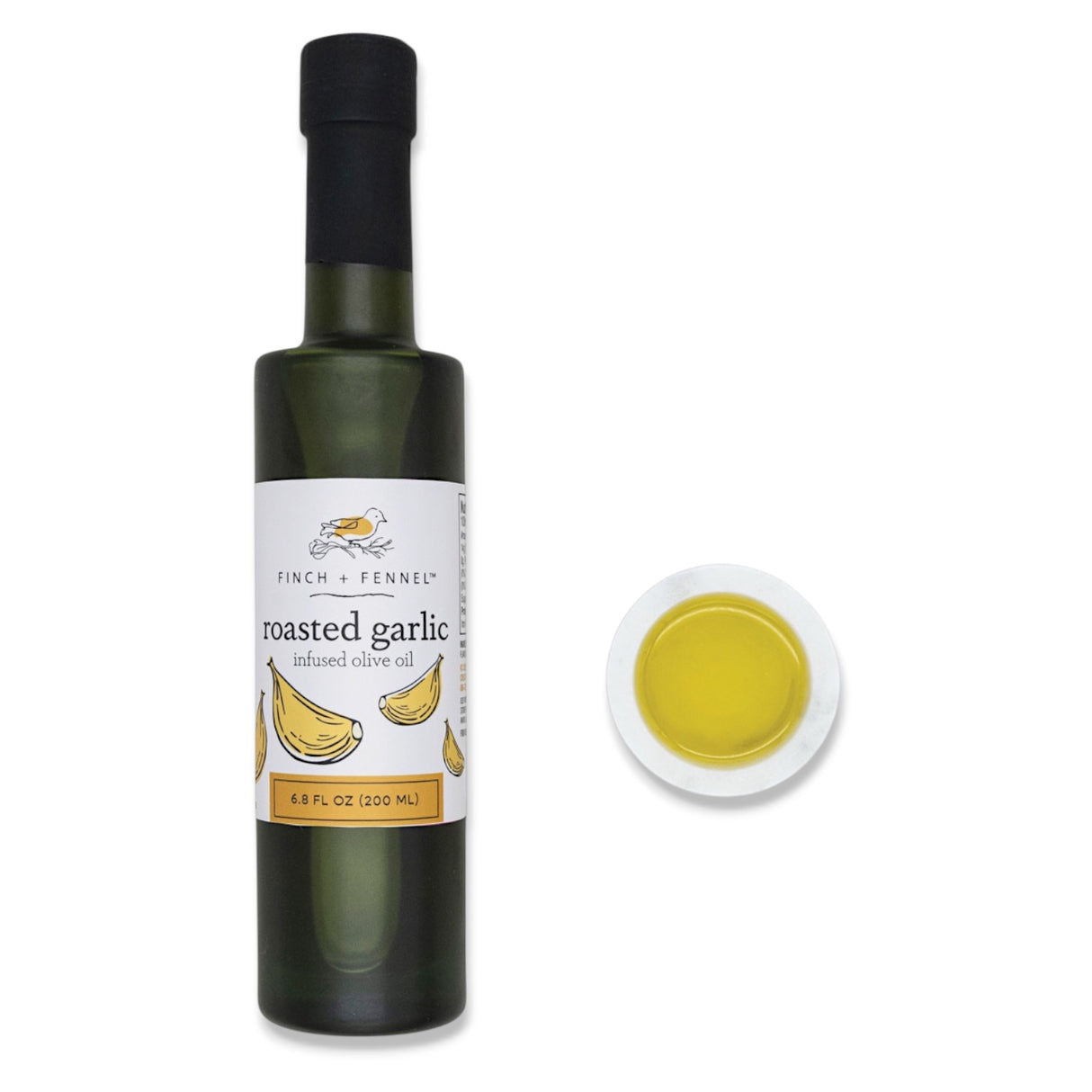 Roasted Garlic Infused Olive Oil | Finch + Fennel