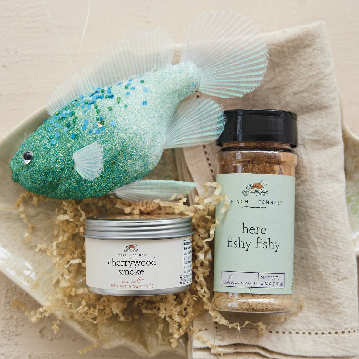 Here Fishy Fishy Seafood Seasoning | Finch + Fennel