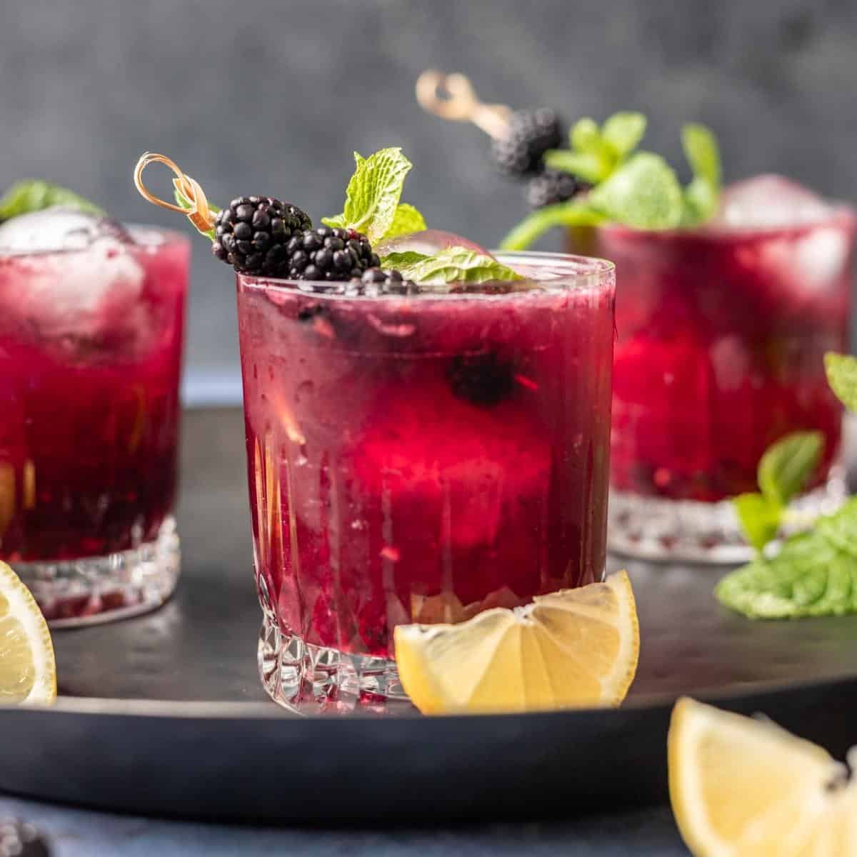 Blackberry Bourbon Smash Single-Serve Craft Cocktail Mix | Noble Mick's