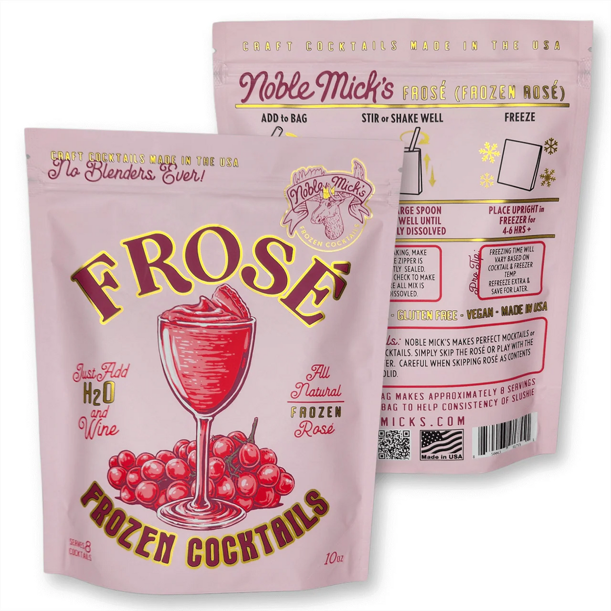 Frozen Frosé Cocktail Slushi Mix | Noble Mick's