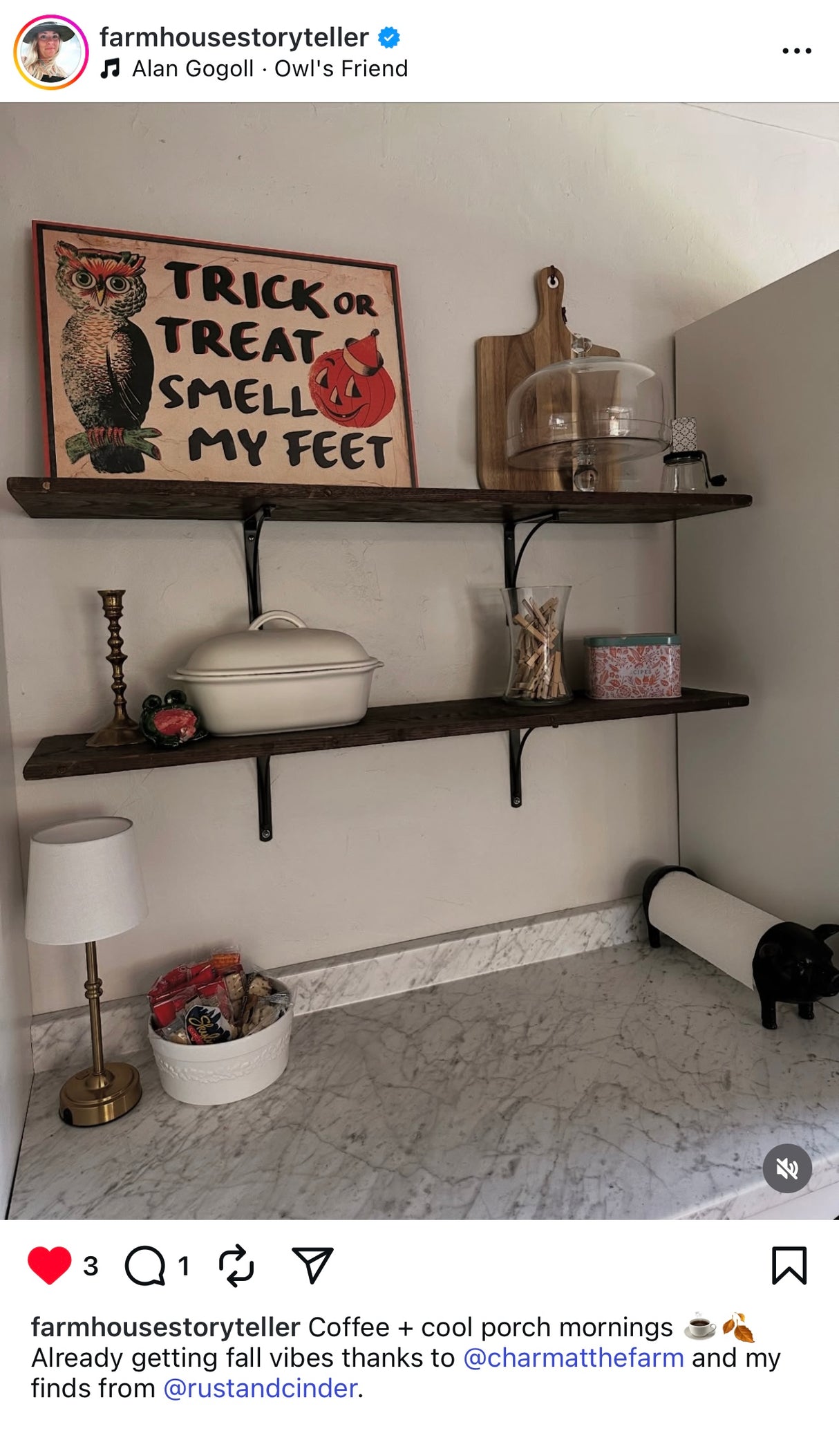 Trick Or Treat, Smell My Feet Retro Halloween Wood Sign