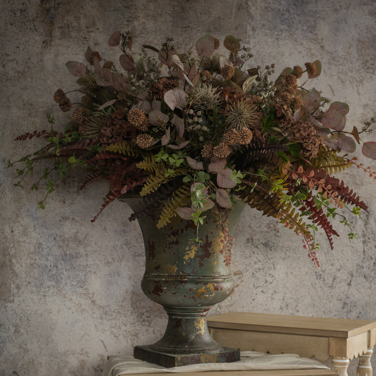 Brown Hydrangea Spay