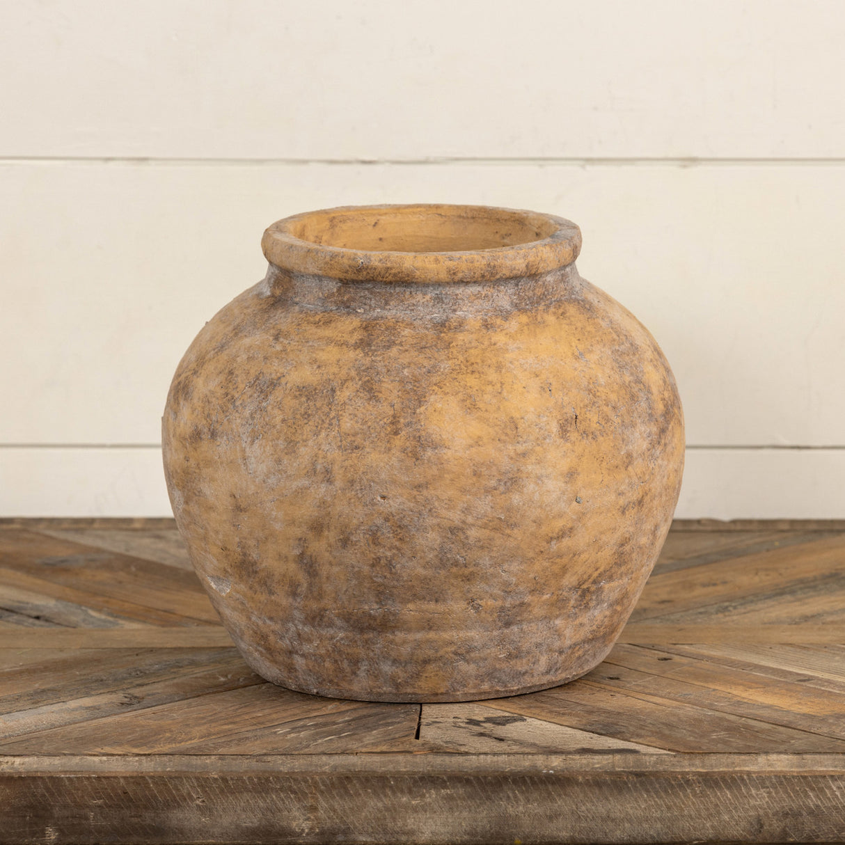 Distressed Clay Terracotta Planter Vase