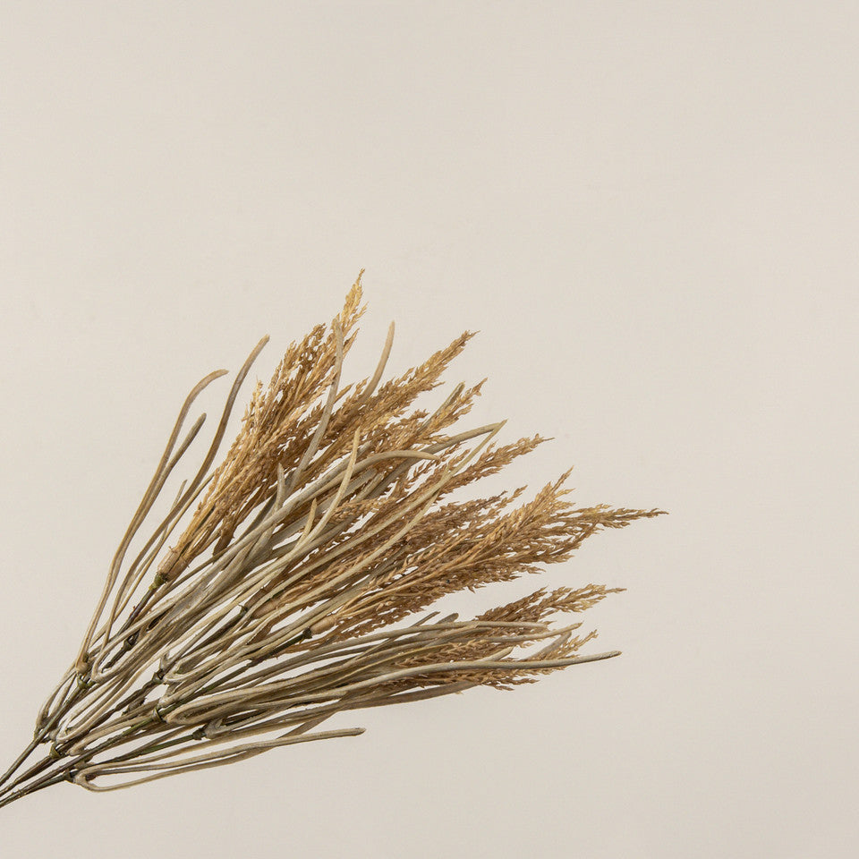 Faux Wheat & Grass Bush