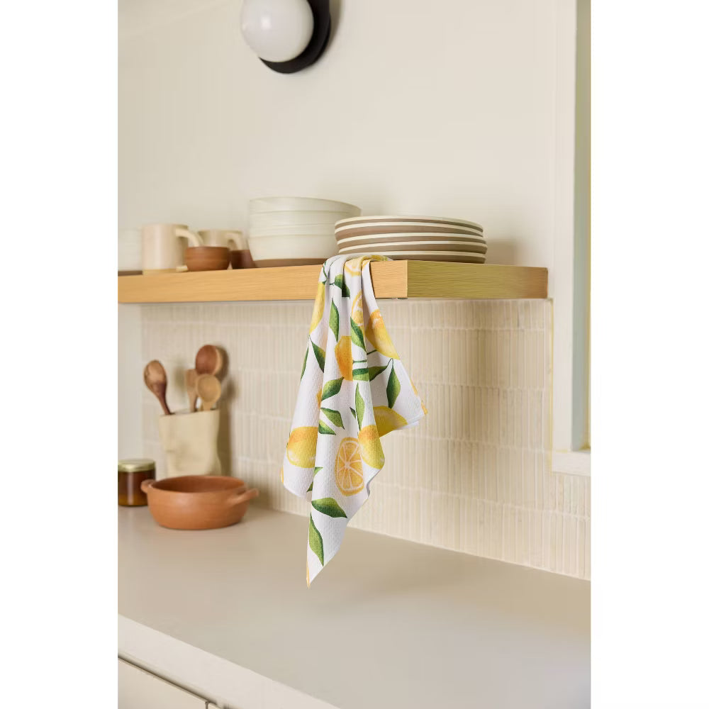 Lemoncello Geometry Tea Towel