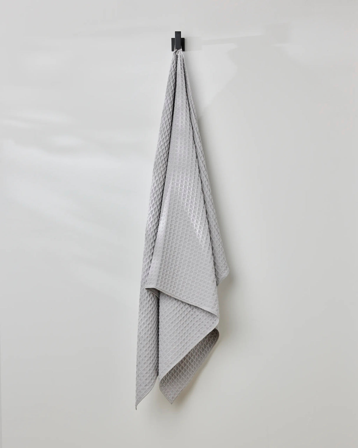 Stone Waffle Geometry Bath Towel & Washcloth
