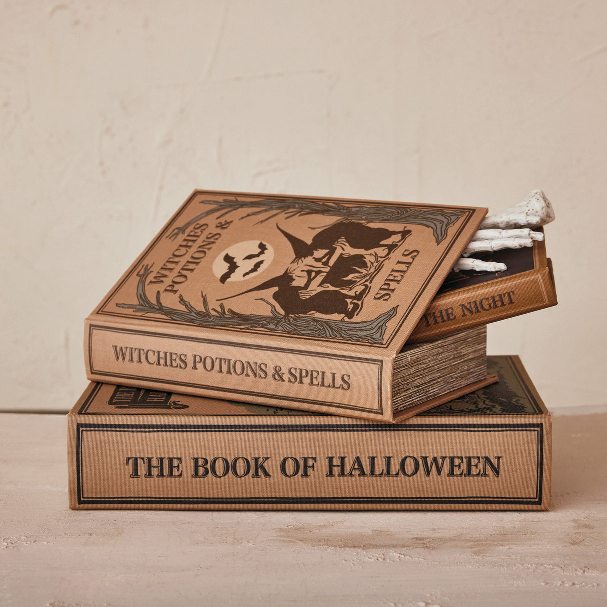 Halloween Linen Book Storage Box
