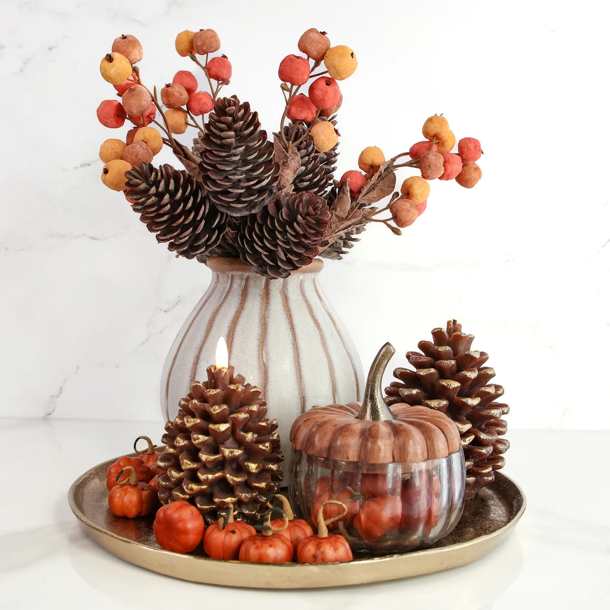 Yellow & Orange Berry Stem