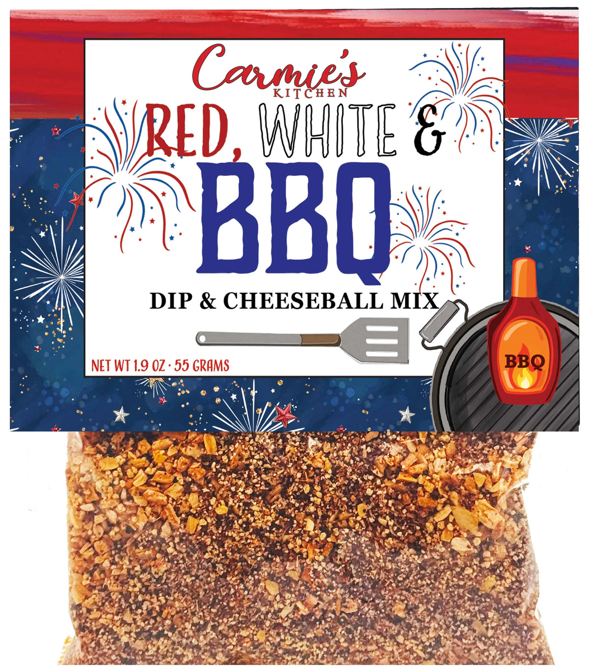 Red, White, & BBQ Dip Mix | Carmie's