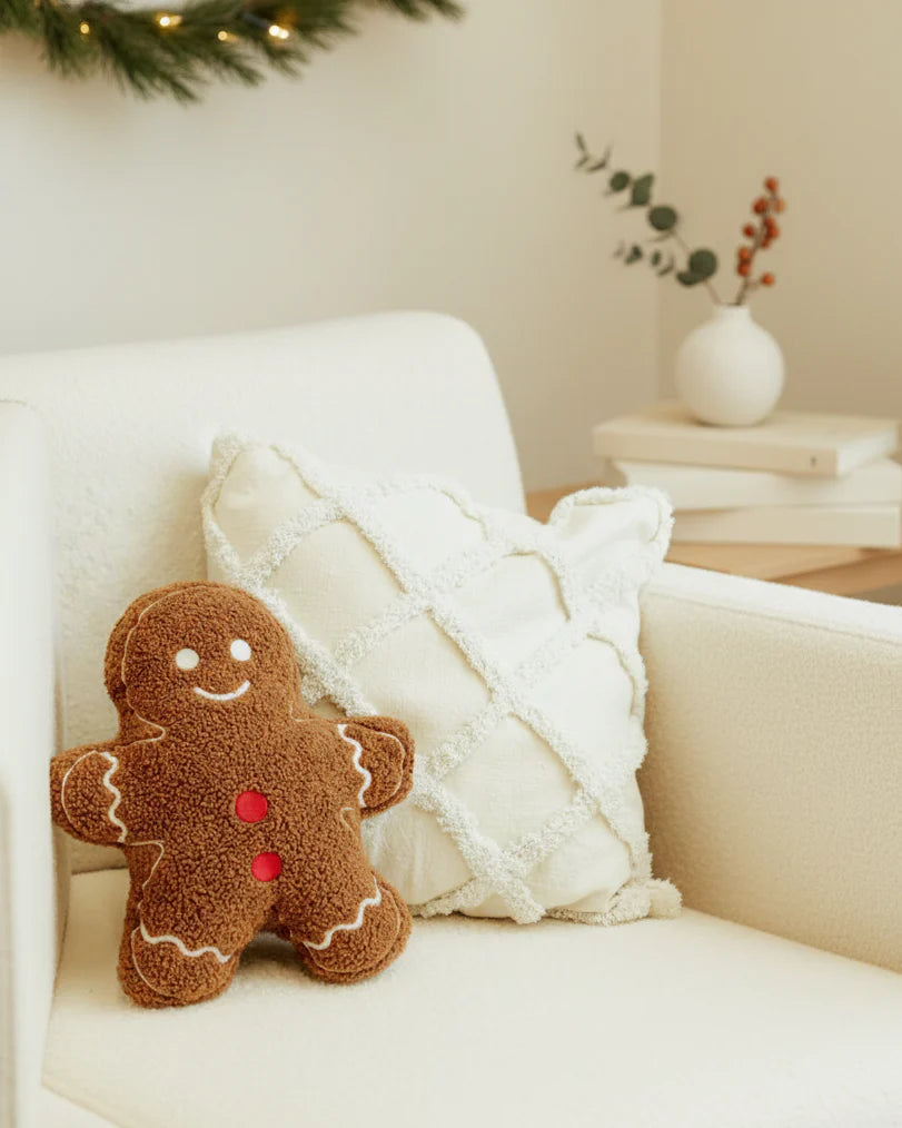 Gingerbread Man Decorative Throw Pillow