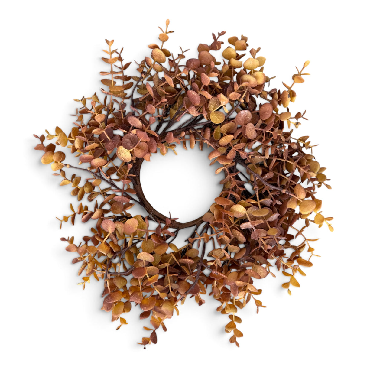 Brown Eucalyptus Candle Ring