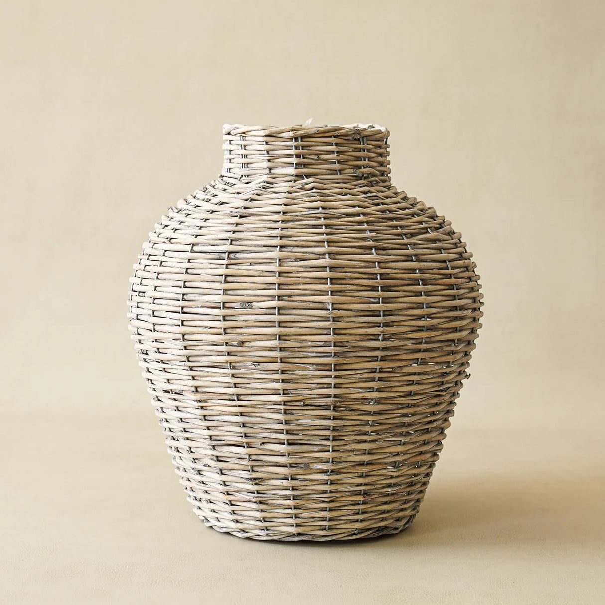 Handwoven Wicker Willow Vase