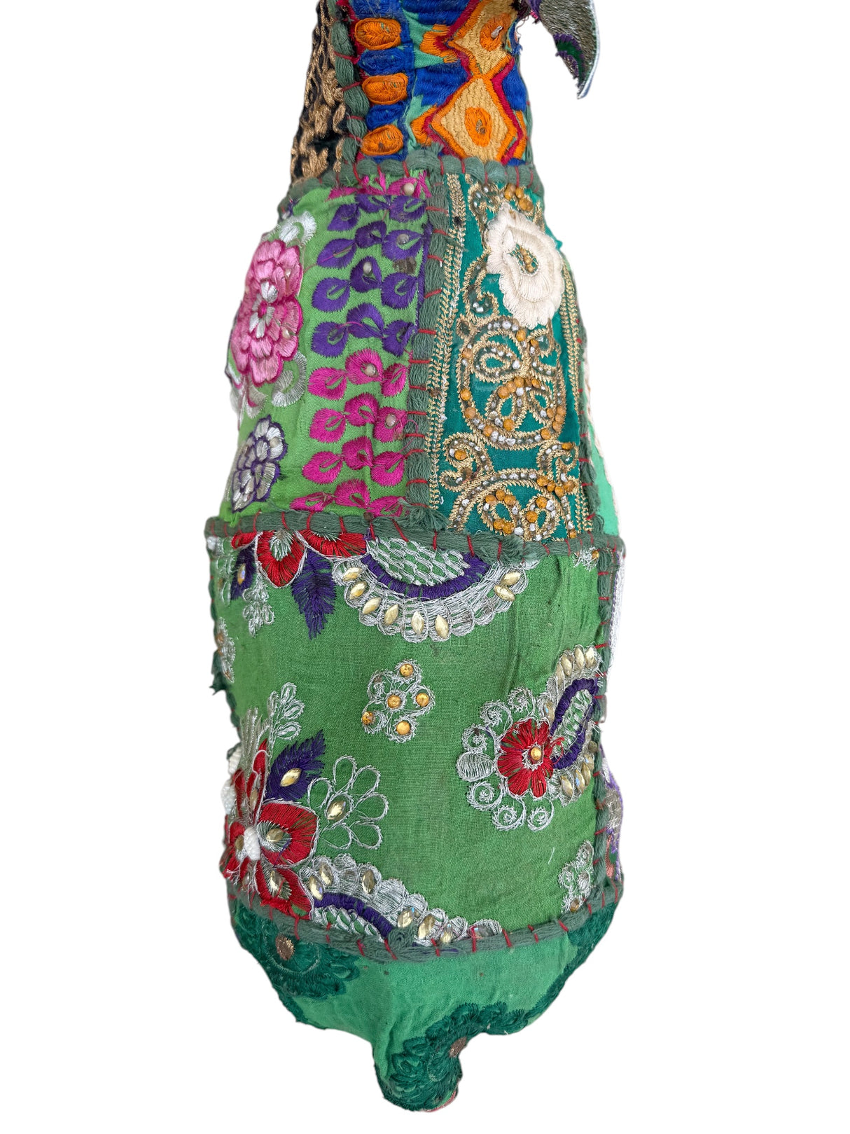 Kantha Patchwork Reindeer Figurine