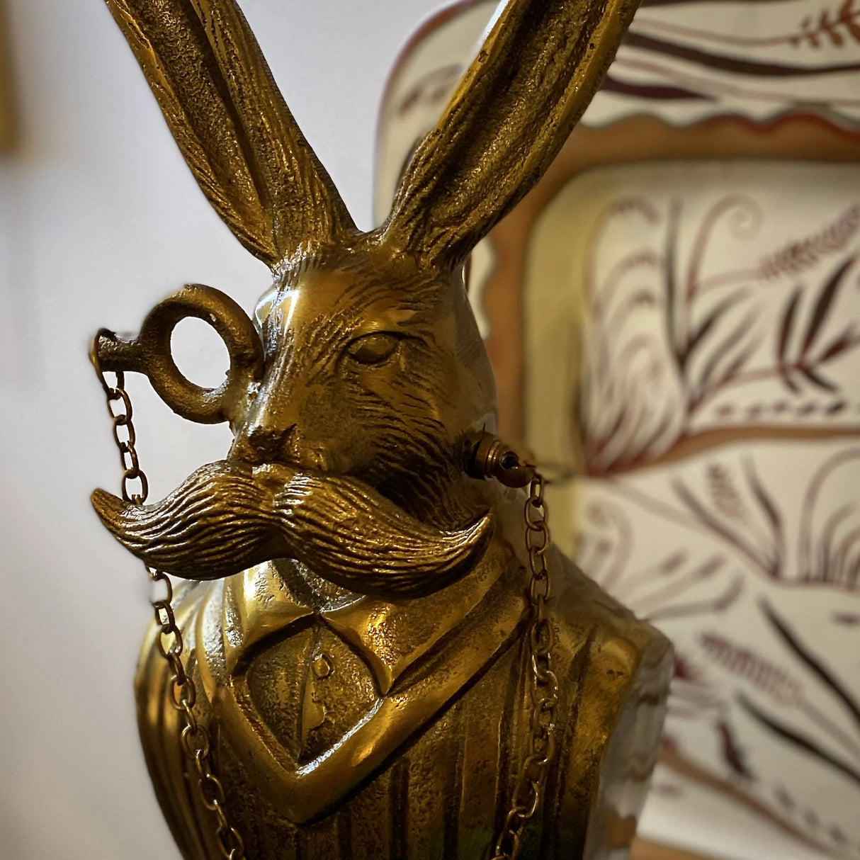 Eric the Hare Gold Aluminum Bust