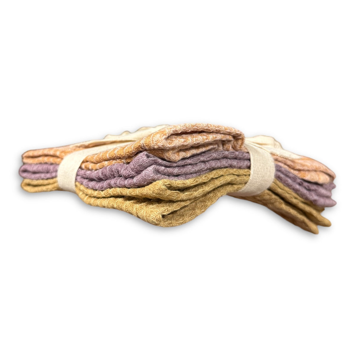 Stonewashed Cotton Waffle Weave Dishcloths (Set of 3)