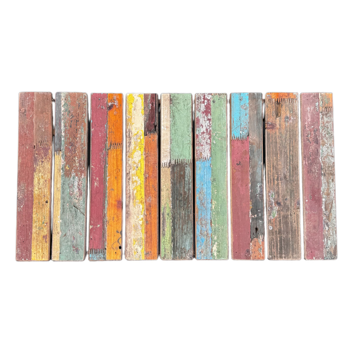 Painted Distressed Wood Risers