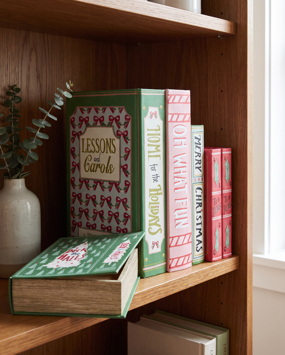 Christmas Decorative Book Storage Box