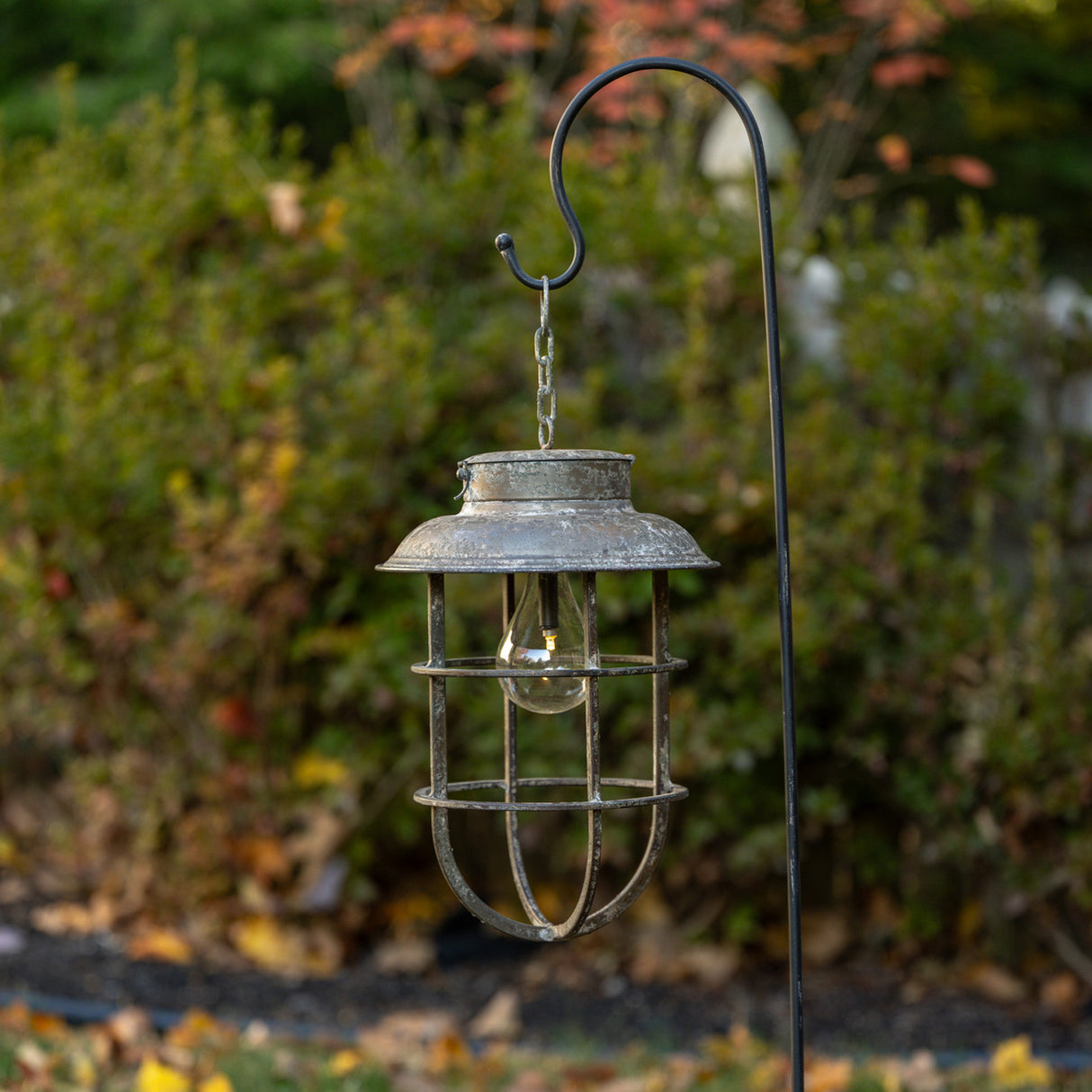 Aged Bronze Hanging Decorative Lantern