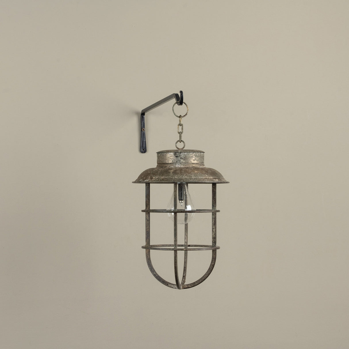 Aged Bronze Hanging Decorative Lantern