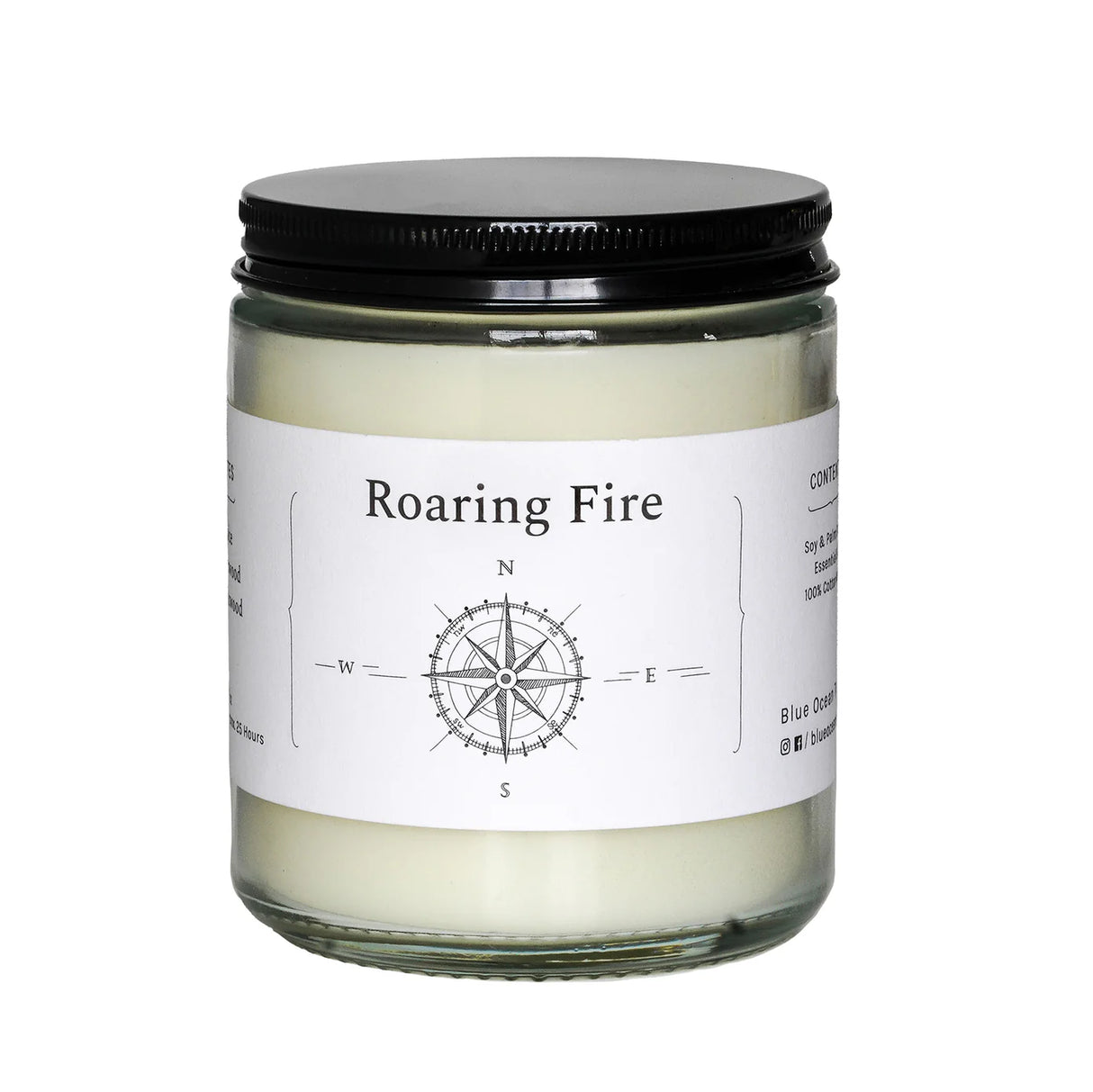 Blue Ocean Glass Jar Candles