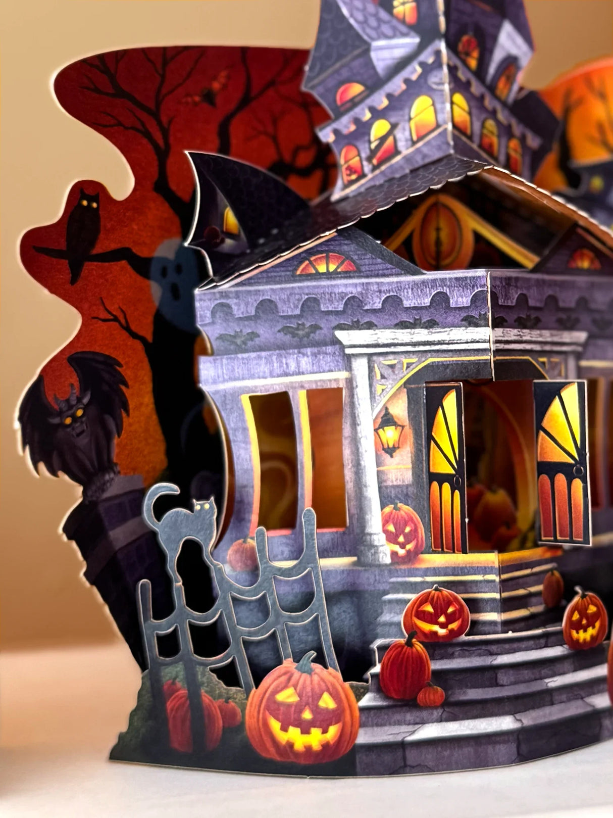 Mini Haunted House Pop-Up Card | FreshCut Paper