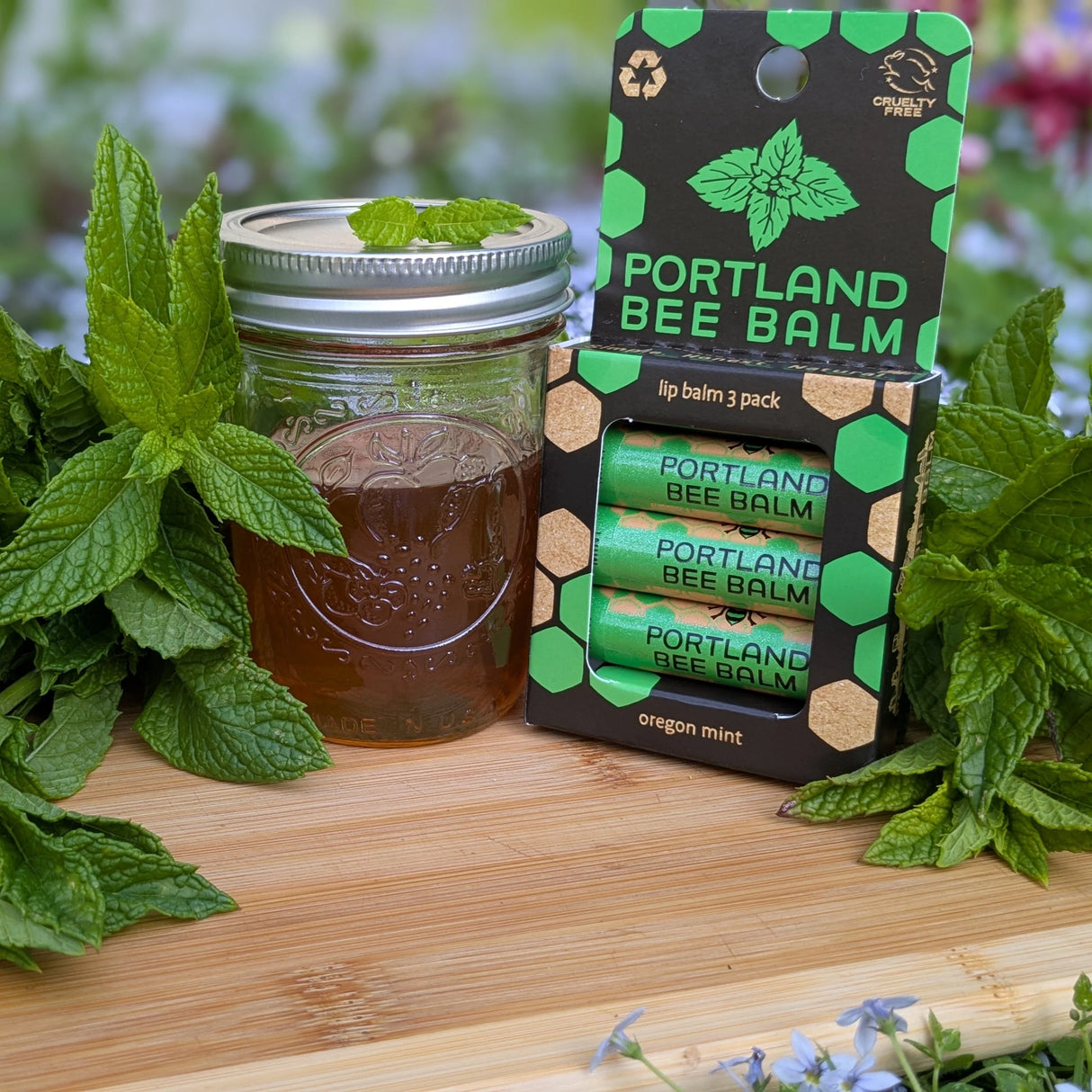 Oregon Mint Beeswax Lip Balm | Portland Bee Balm