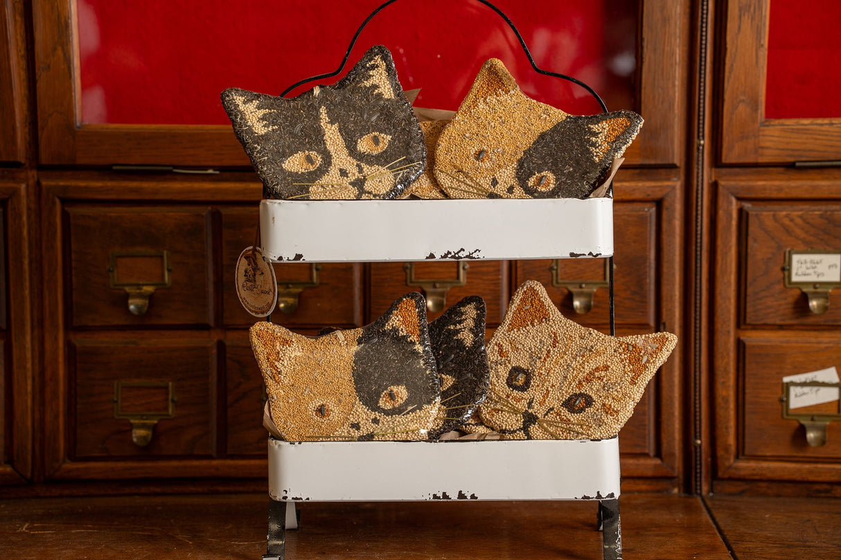 Cat-Shaped Bird Seed Cookie | Mr. Bird