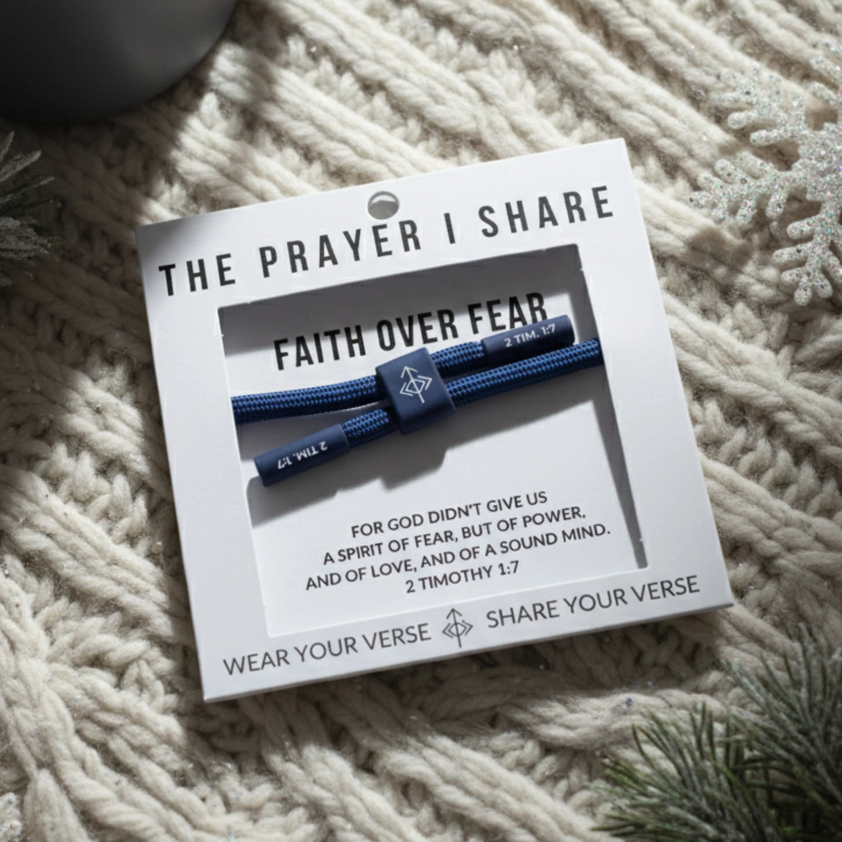 Faith Over Fear Bracelet | Prayer Share