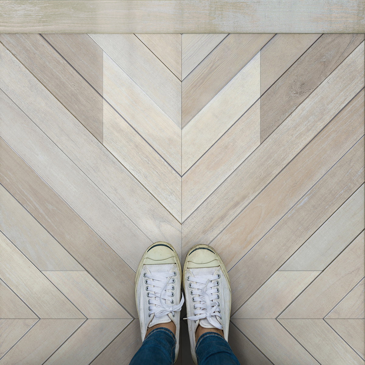 20'' x 30'' Vinyl Floorcloth (Norwegian – Bohemian – Alps)