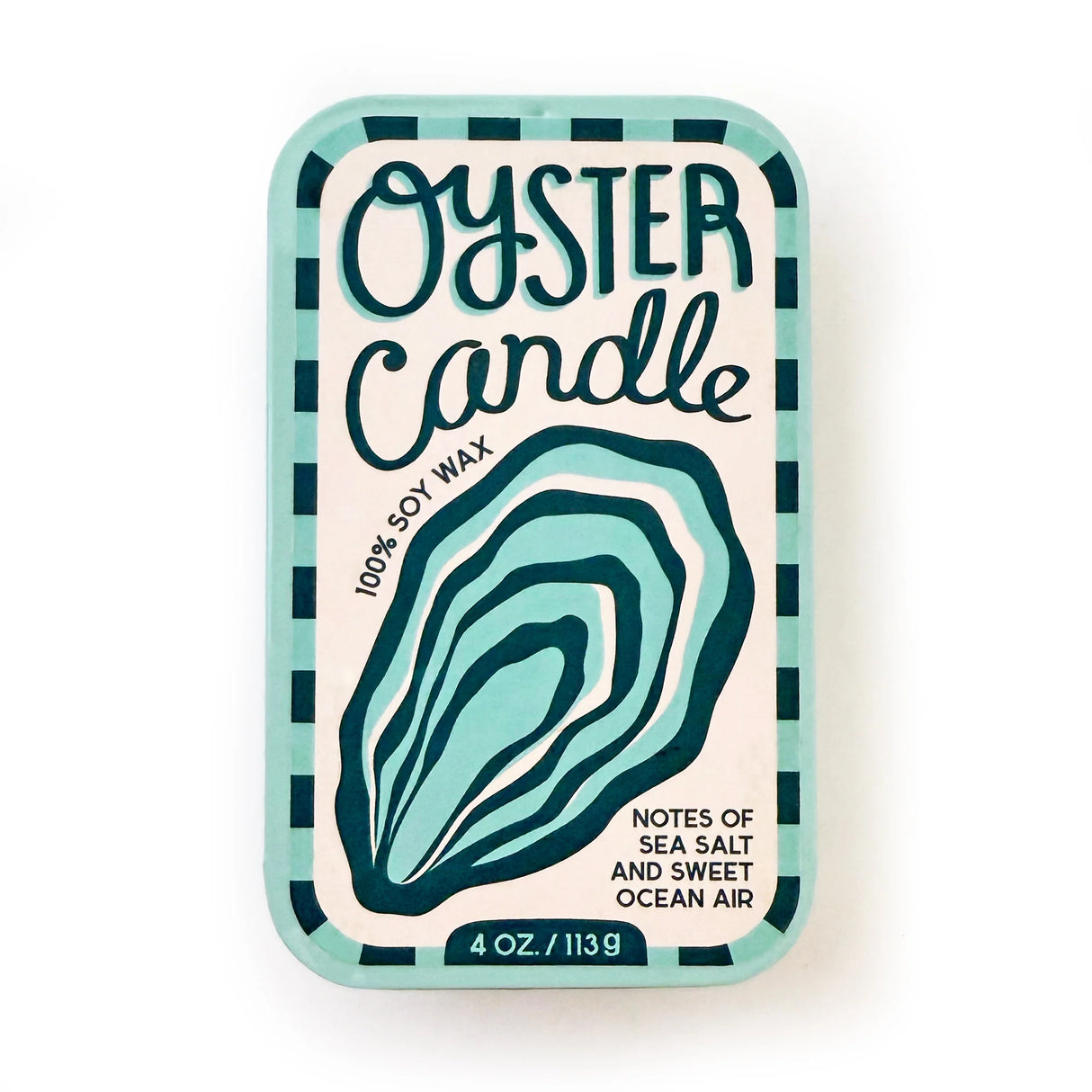 Oyster & Sea Salt Sardine Tin Soy Candle