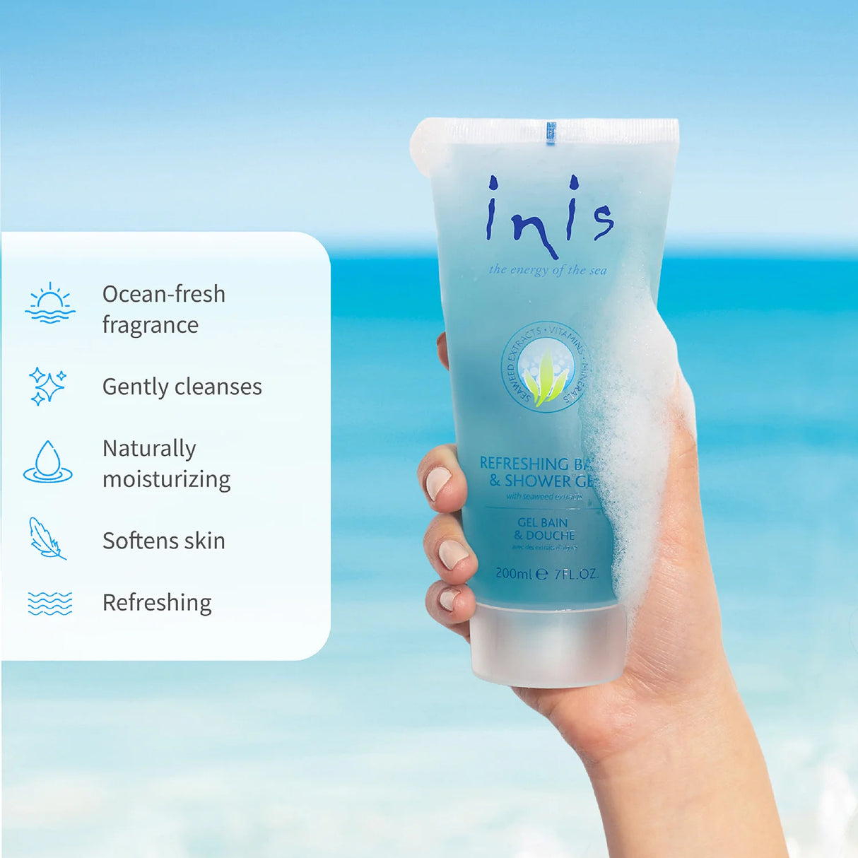 Inis Refreshing Bath & Shower Gel | Energy of the Sea