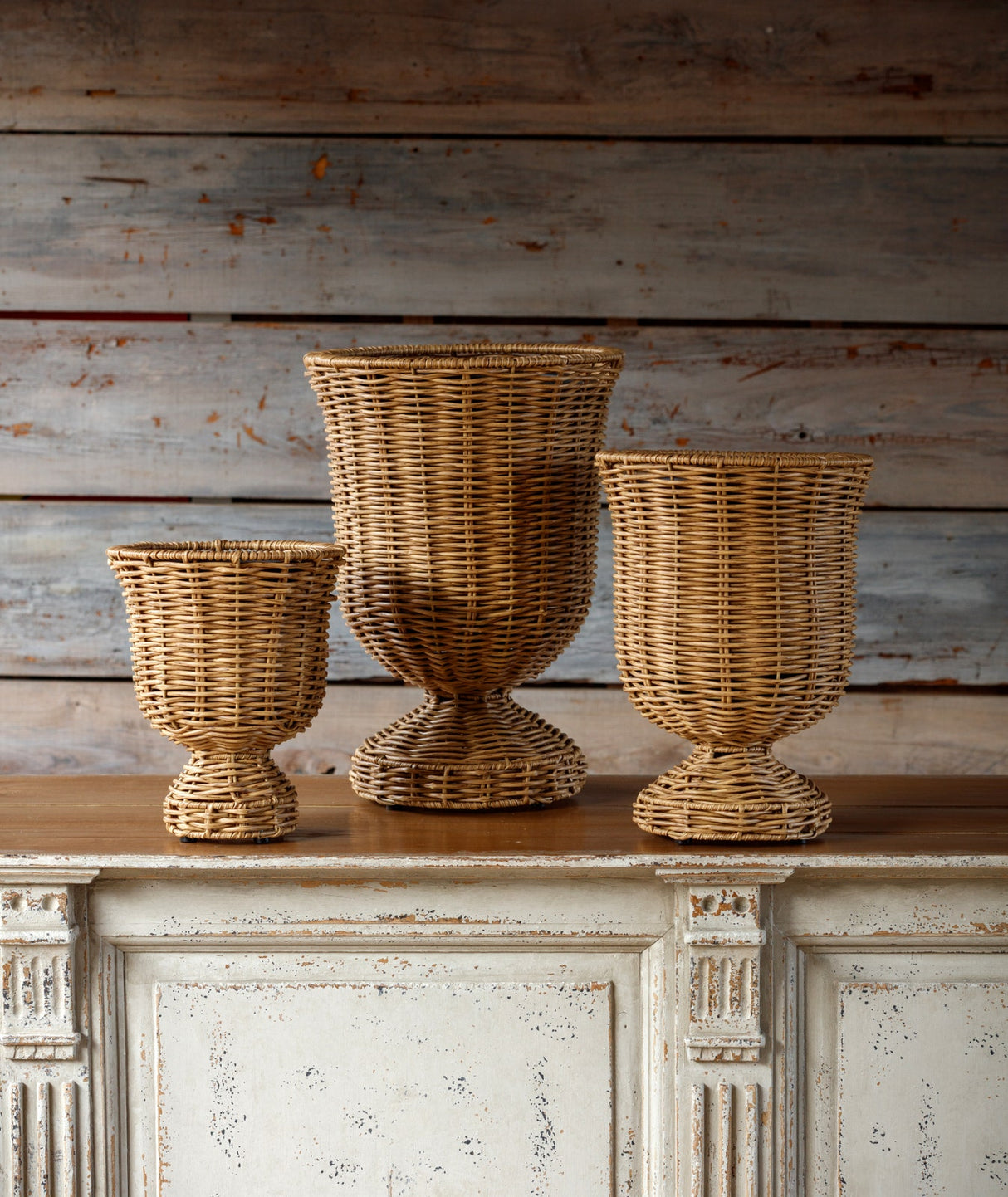 Woven Poly Weave Urn Planter