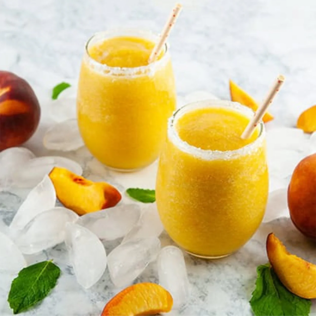 Frozen Peach Bellini Cocktail Slushi Mix | Noble Mick's