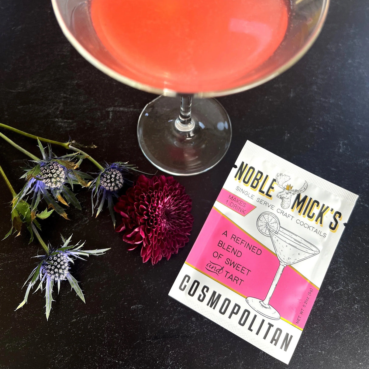 Cosmopolitan Single-Serve Craft Cocktail Mix | Noble Mick's