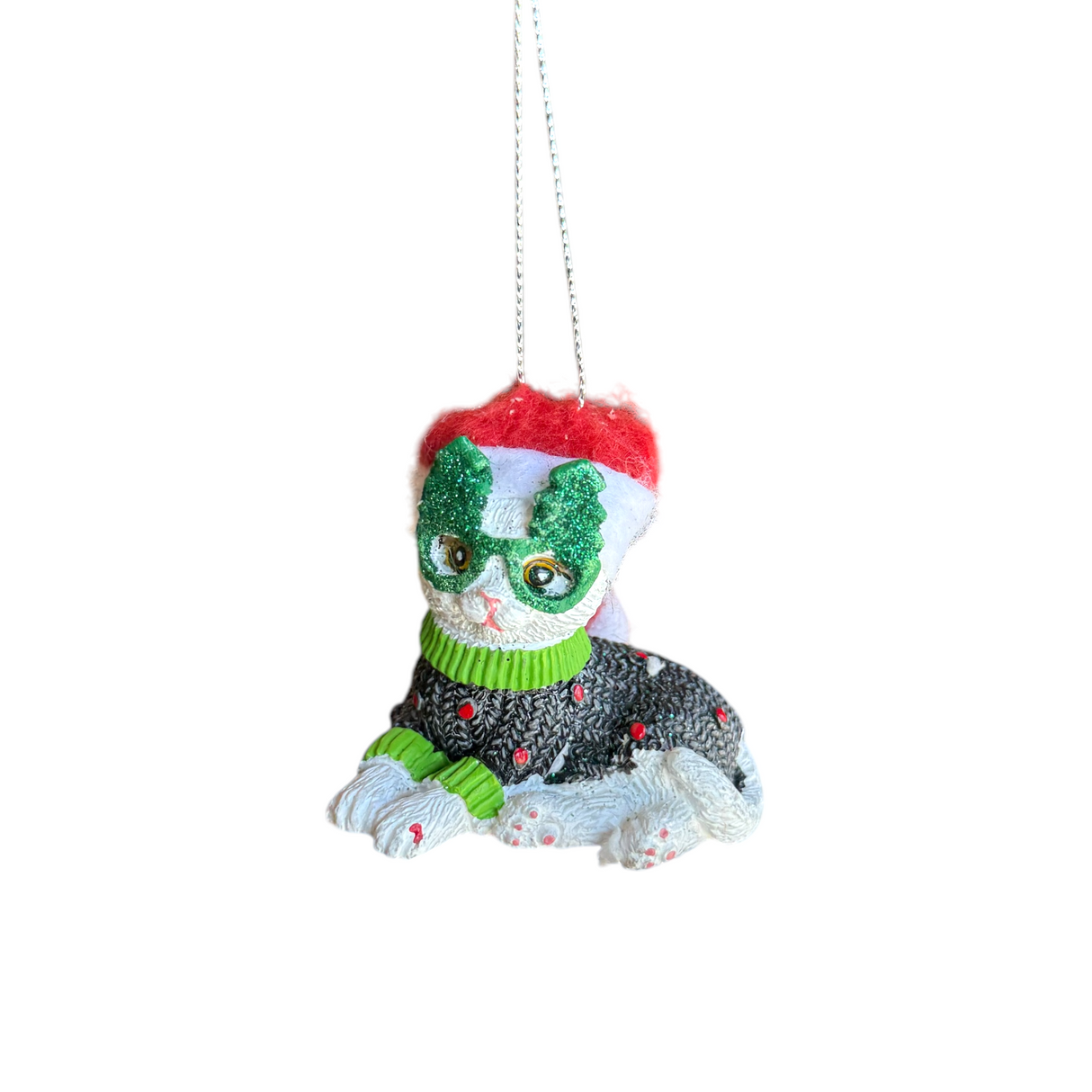 Fun Festive Cat Christmas Ornaments