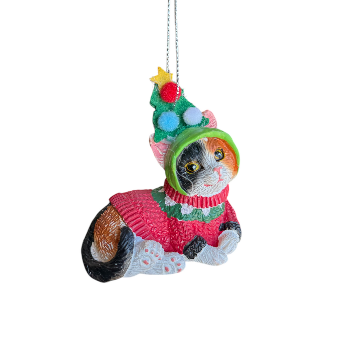 Fun Festive Cat Christmas Ornaments