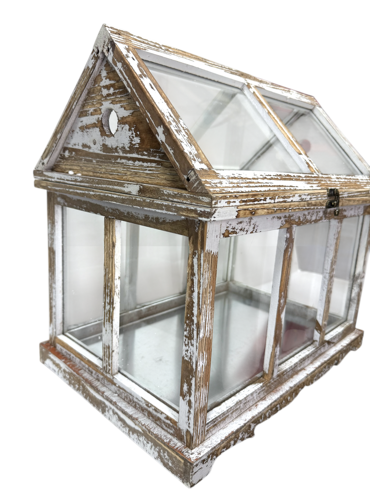 Wood & Glass Decorative Terrarium Greenhouse | 2 Sizes