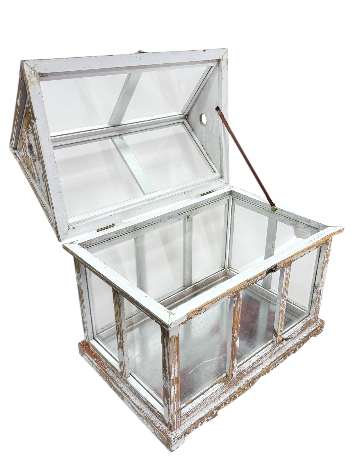 Wood & Glass Decorative Terrarium Greenhouse | 2 Sizes