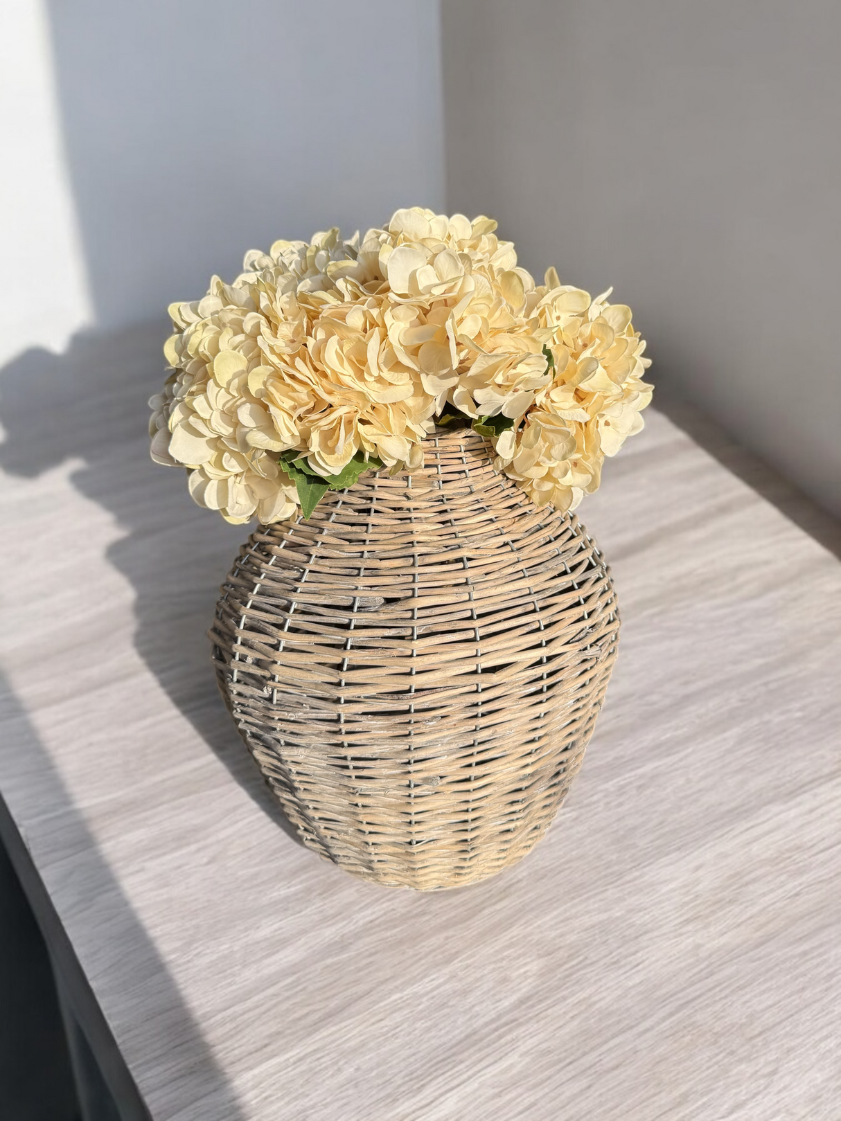 Handwoven Wicker Willow Vase