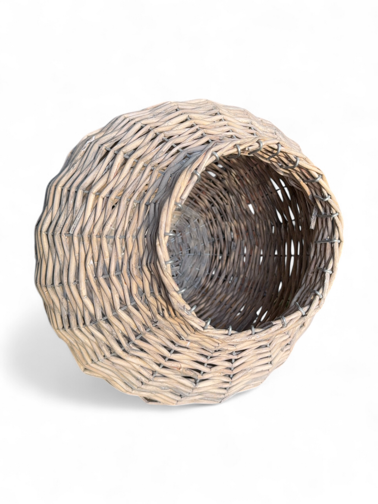 Handwoven Wicker Willow Vase