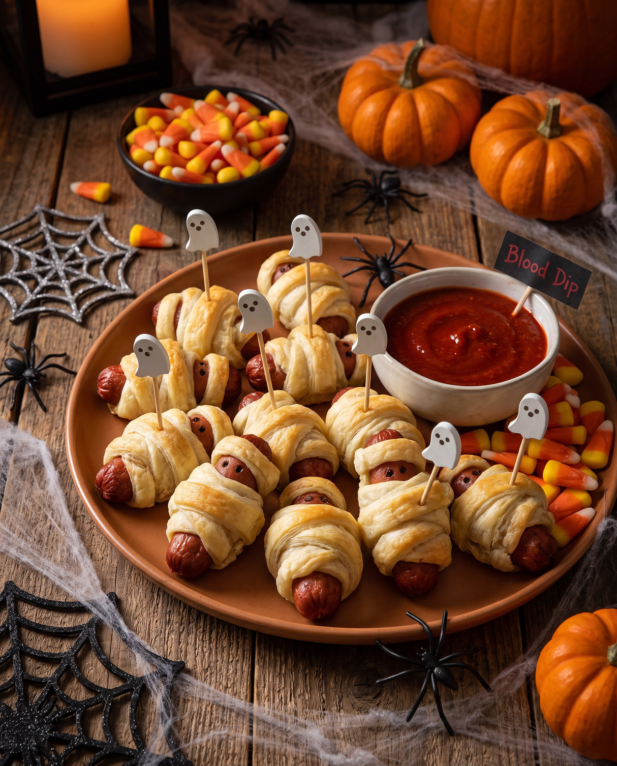 Ghost Bamboo Appetizer Skewer Picks (Set of 50)