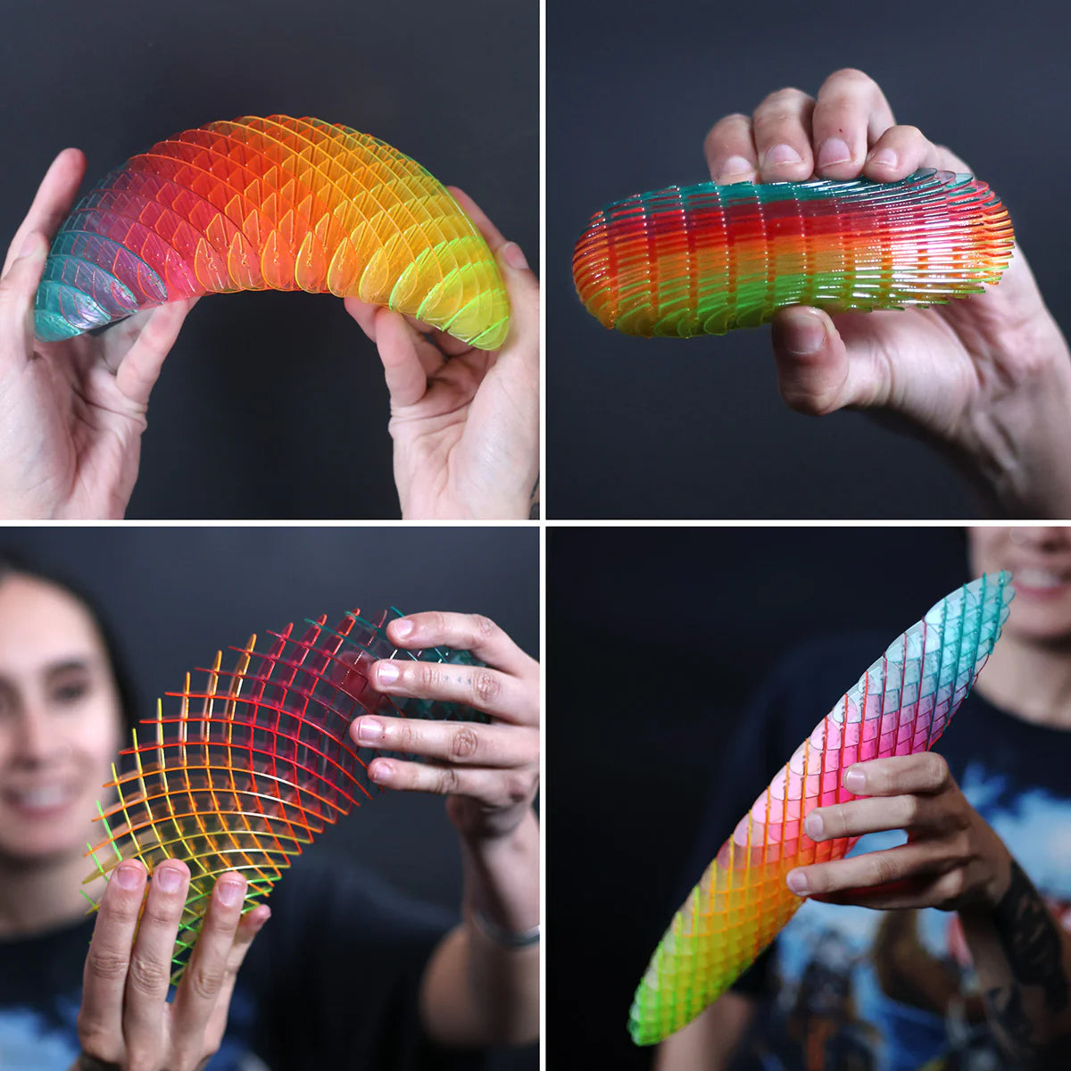 Morf Fidget Worm Rainbow Big Sensory Fidget Toy