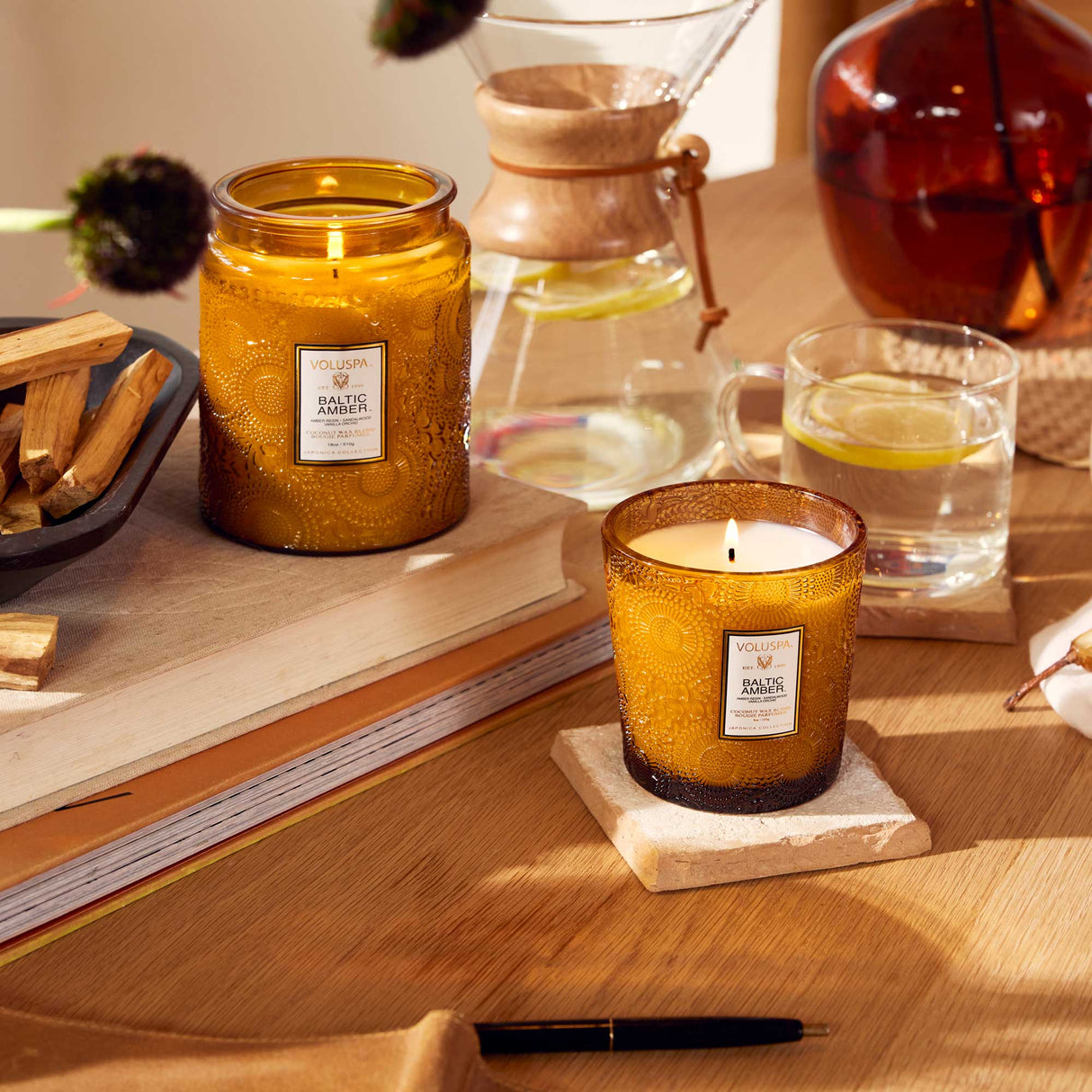 Baltic Amber Large Jar Candle | Voluspa