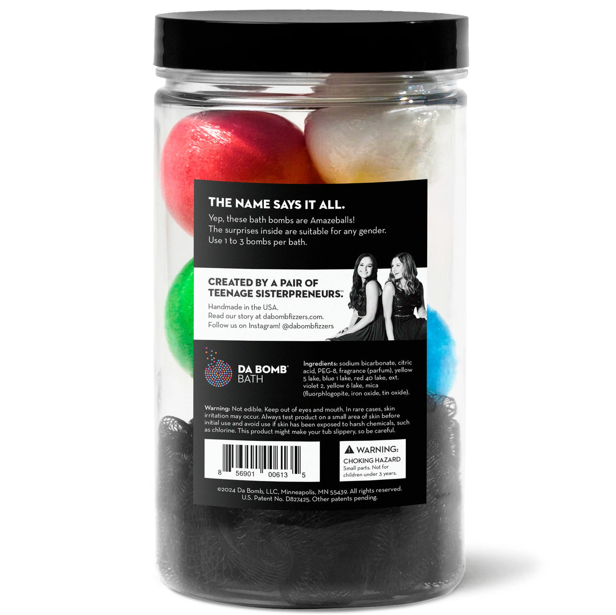 Amazeballs Mixed Fruit Bath Bomb Jar | Da Bomb